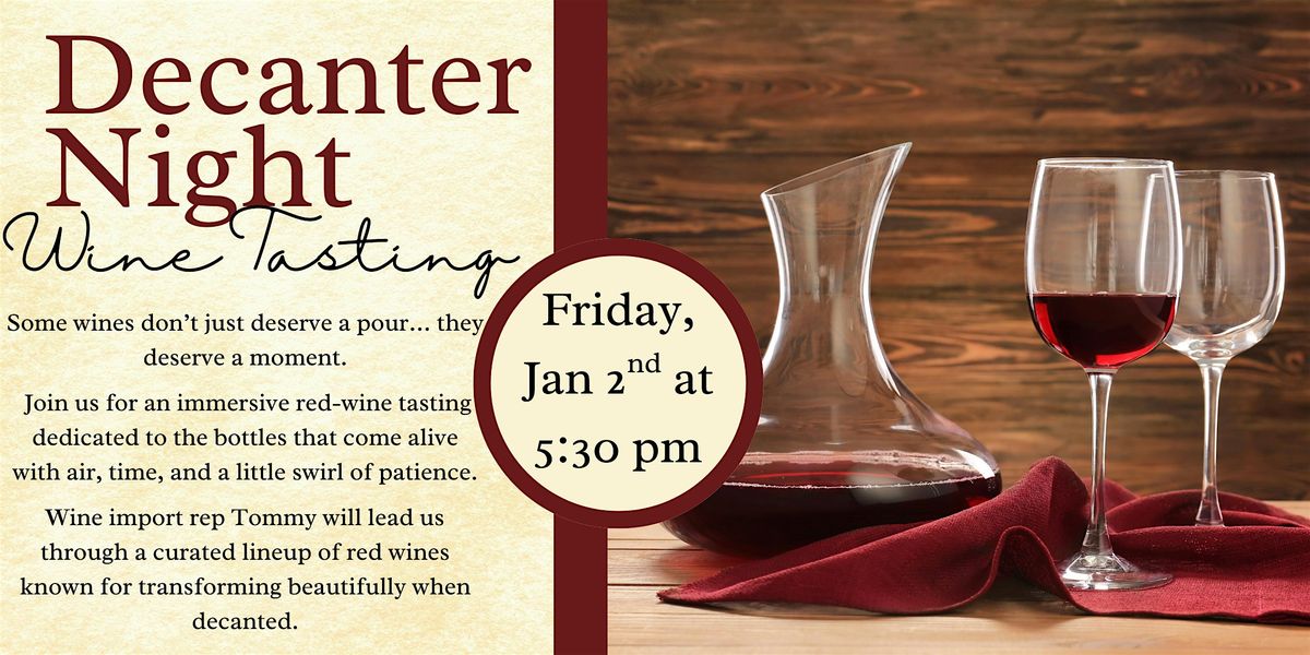 Decanter Night Wine Tasting