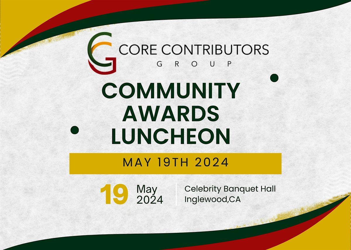 Core Contributor's Group Inc. Community Awards Luncheon