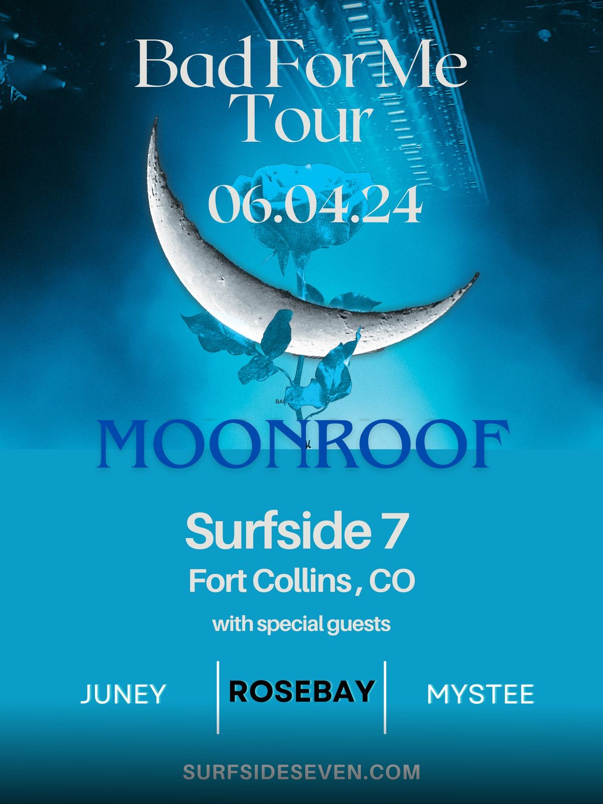 Moonroof, Juney, Mystee, Rosebay