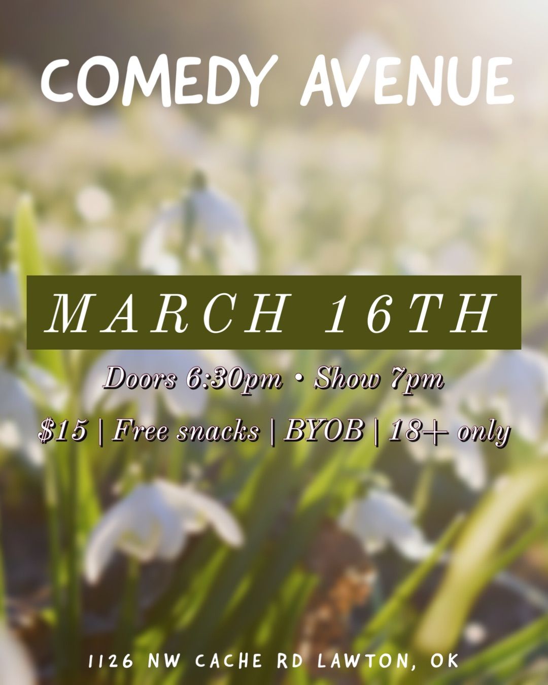 03\/16: Comedy Show