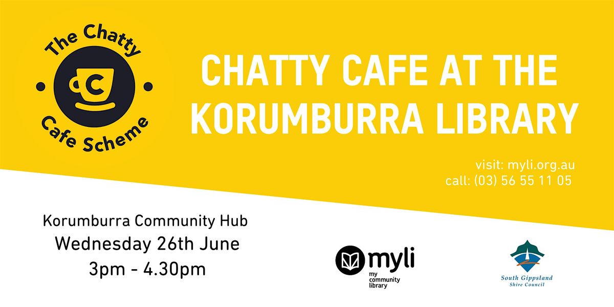 Chatty Cafe at Korumburra Library