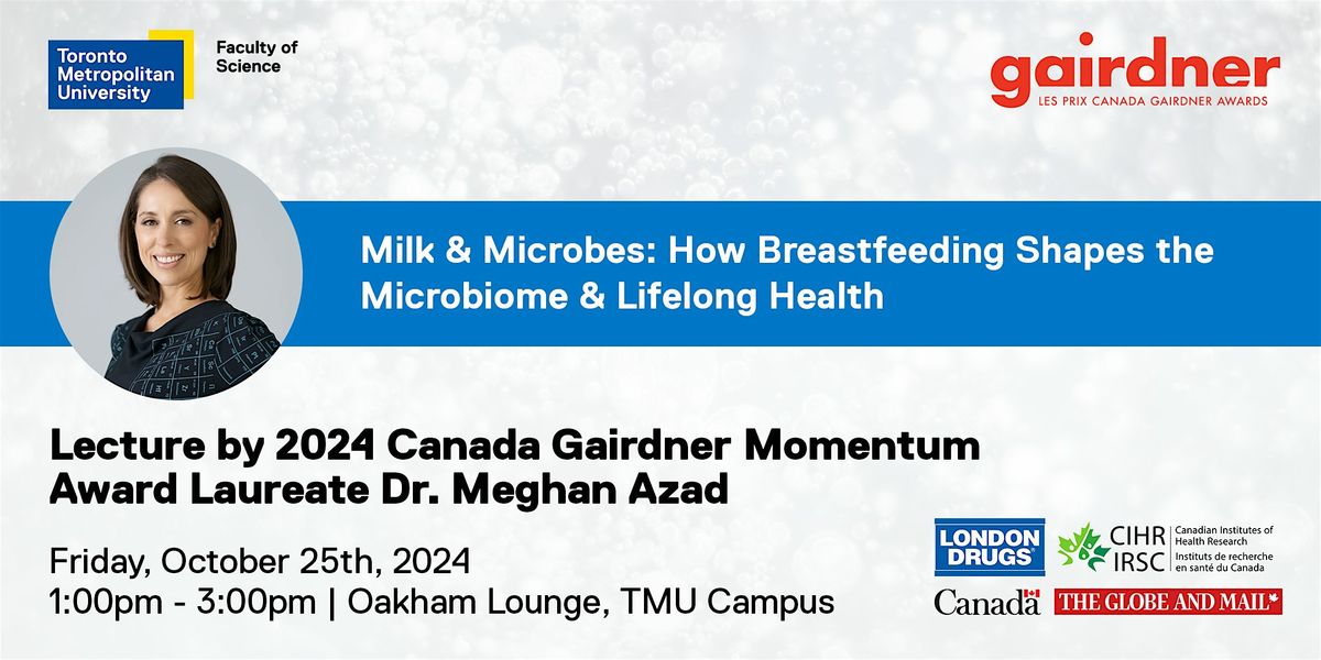 Lecture by Canada Gairdner Momentum Award Laureate Dr. Meghan Azad