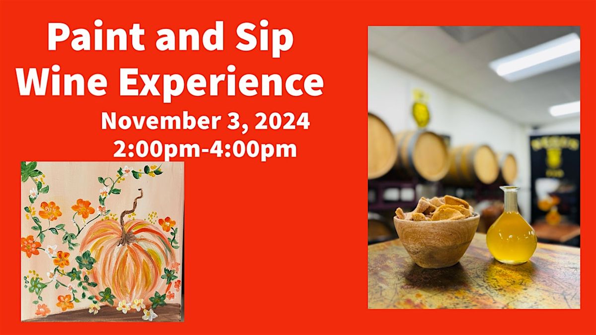 Paint and Sip & Wine Experience