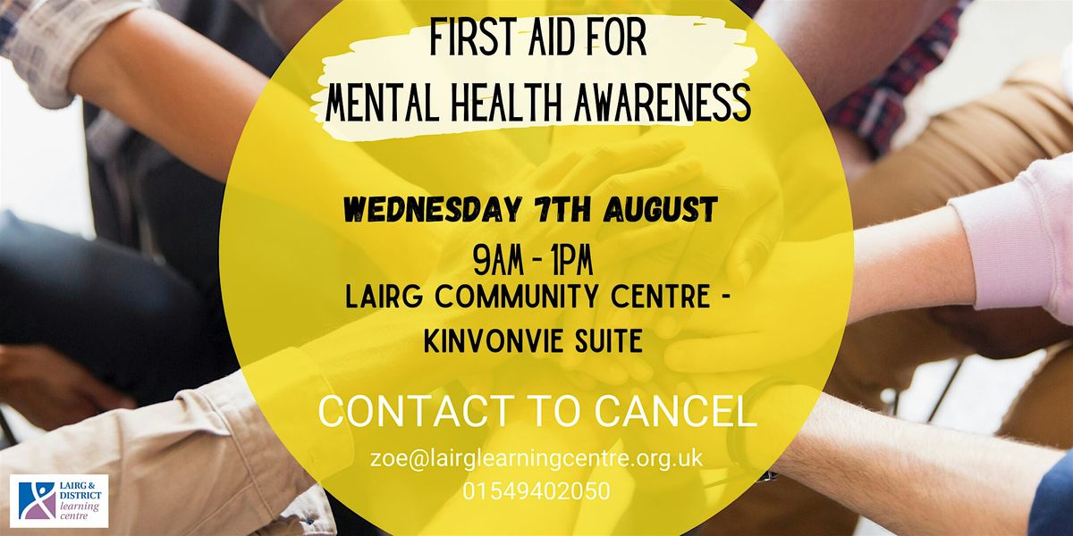 First Aid for Mental Health Awareness