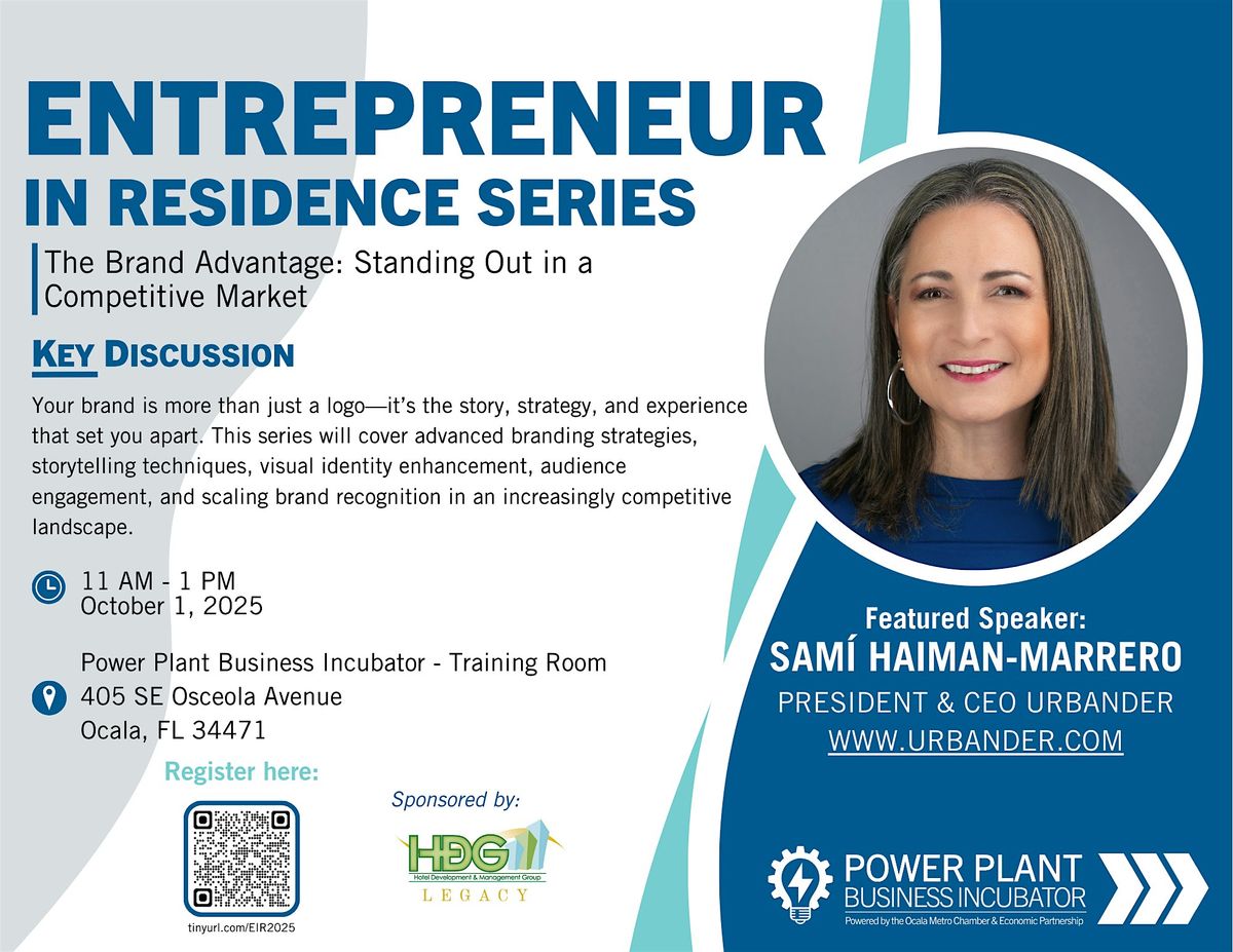 Entrepreneur In Residence Series 10\/1\/2025