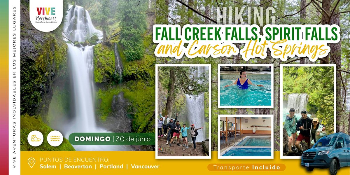 Descubre la magia de Fall Creek Falls, Spirit Falls y Carson Hot Springs