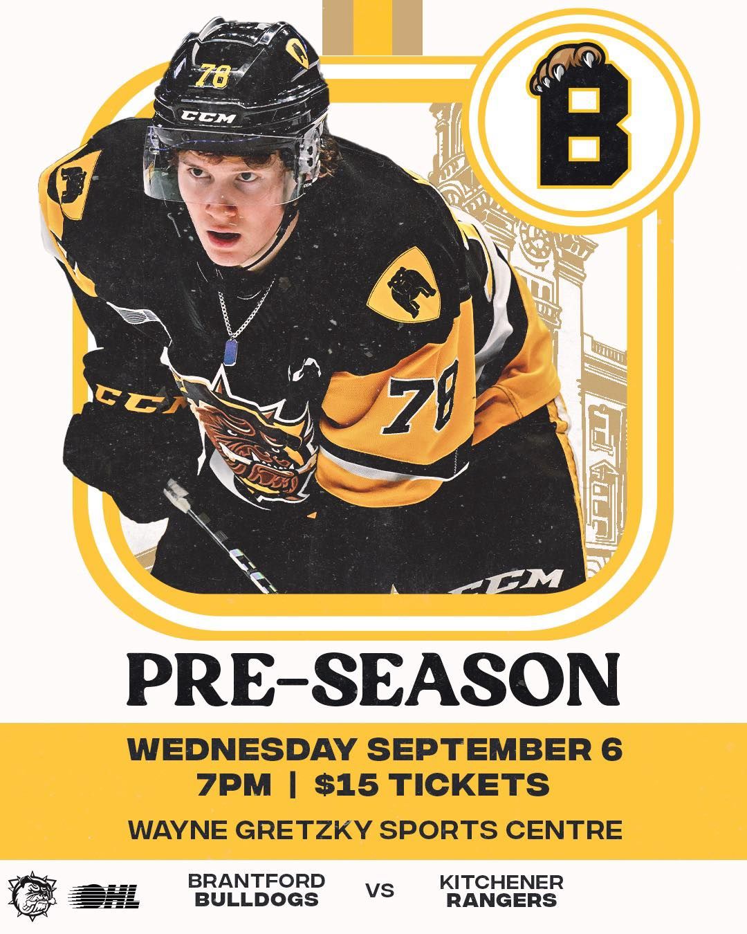 OHL Preseason: Brantford Bulldogs vs. Guelph Storm