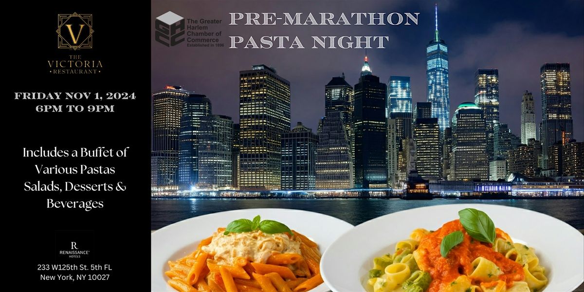NYC PreMarathon Pasta Night in Harlem, The Victoria Bar & Lounge at