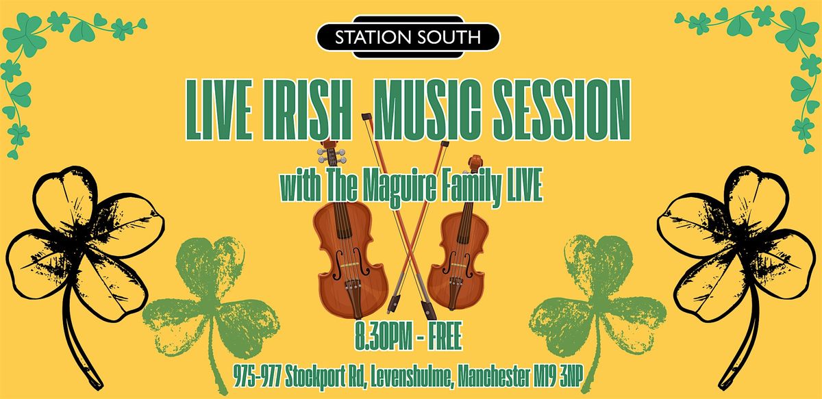 Traditional Irish Music Session with The Maguire Family Live