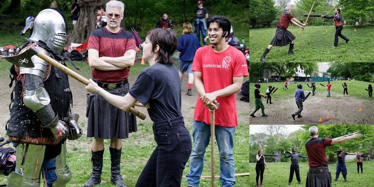 Knight Training Method Medieval Knight Sword & Combat Training with Gladiators NYC, Central ...
