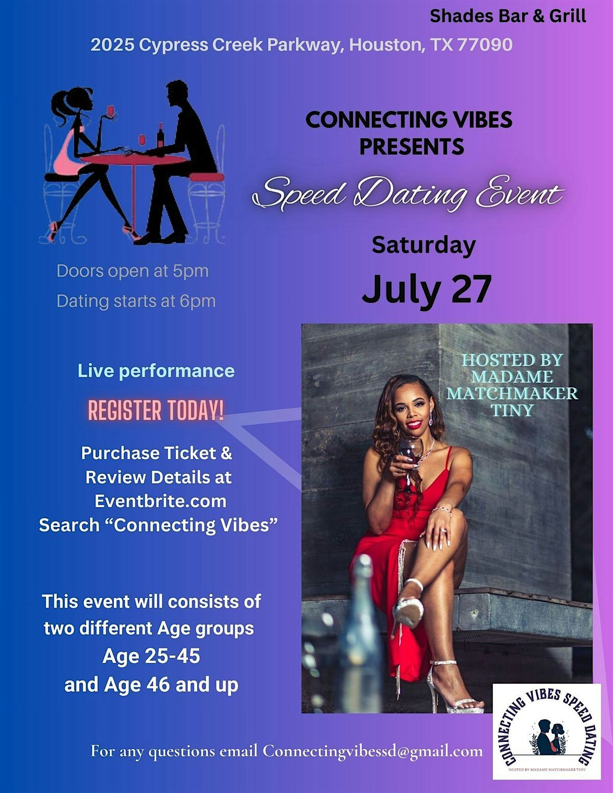 Connecting Vibes Speed Dating Event