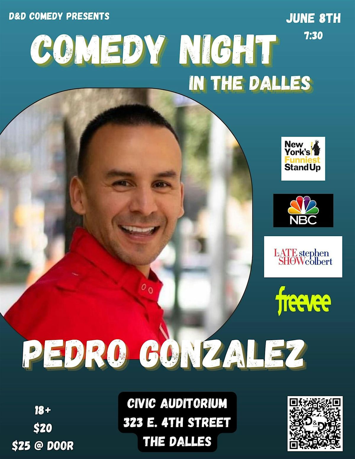 Comedy Night in  The Dalles:  Pedro Gonzalez