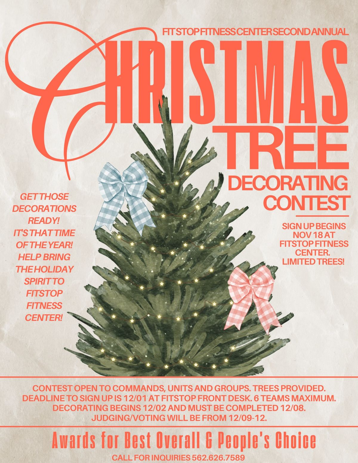 Christmas tree Decorating Contest