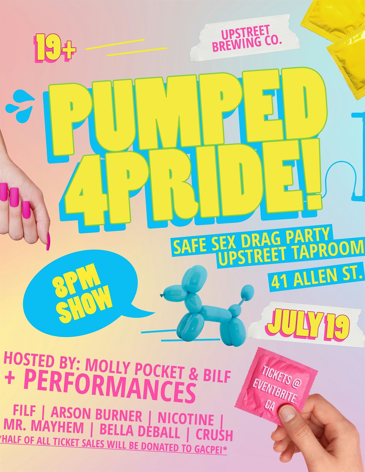 Pumped 4 Pride Safe Sex Drag Party