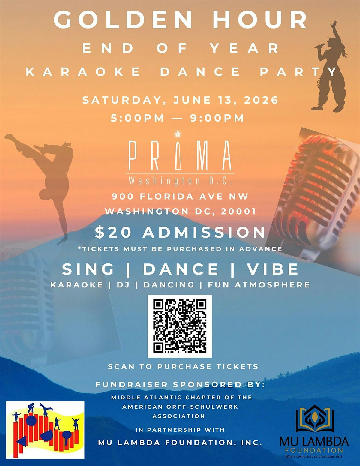 MAC-AOSA Karaoke Dance Party in partnership w\/ Mu Lambda Foundation, Inc.