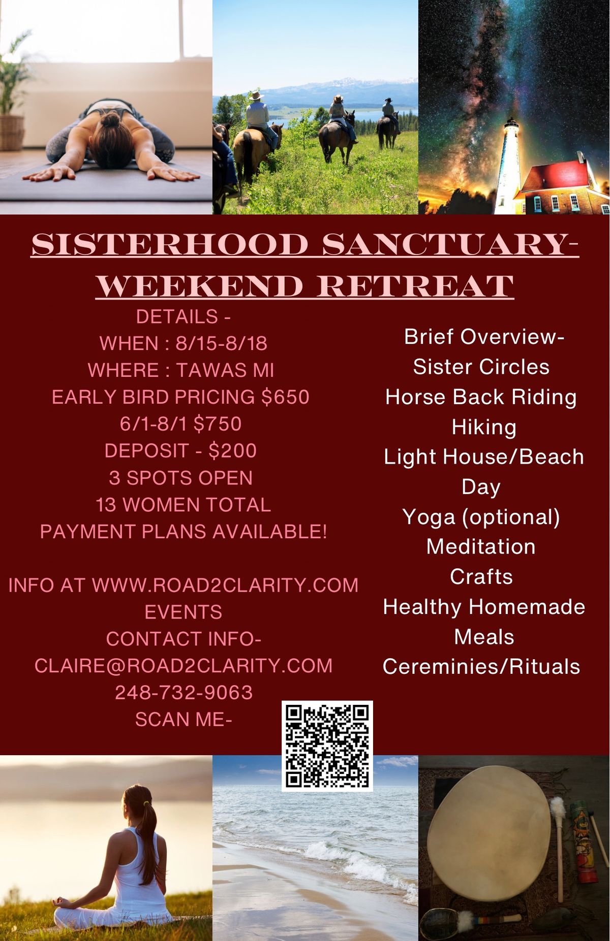 Sisterhood Sanctuary-Women\u2019s Weekend Retreat  