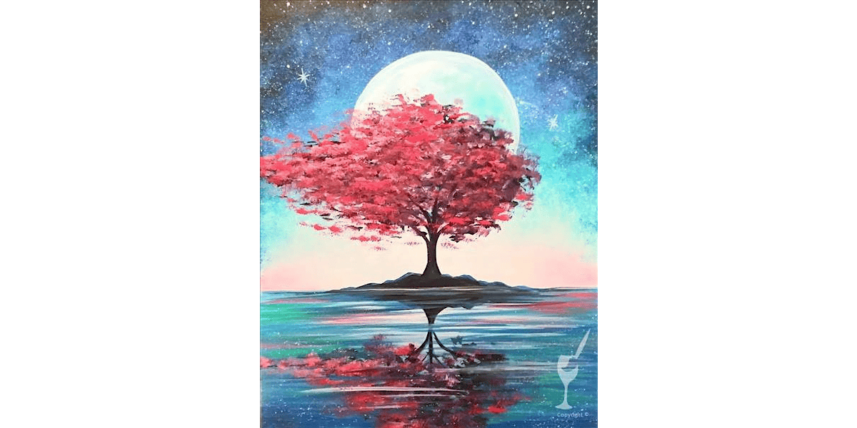 Cosmic Moonlight - Paint and Sip in New Braunfels | Classpop!\u2122