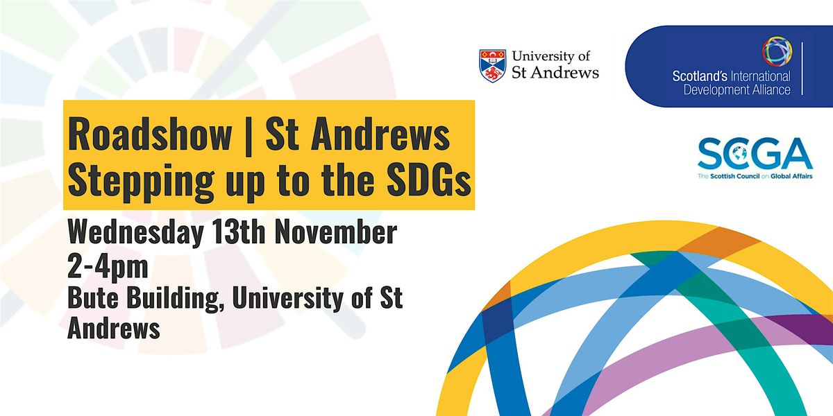 Roadshow | St Andrews - Stepping up to the SDGs