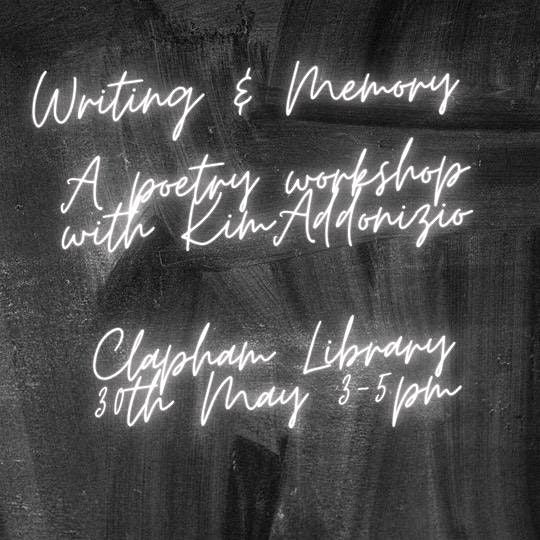 Writing And Memory - A Poetry Workshop With Kim Addonizio