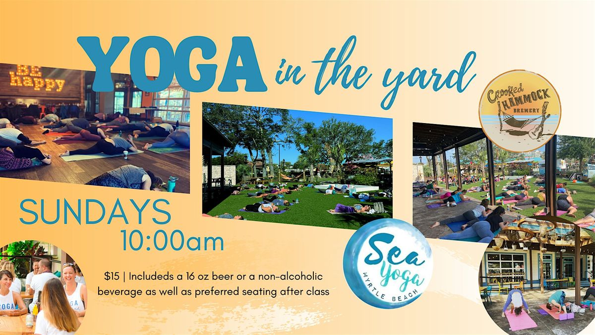 Yoga in the Yard | Sundays | 10:00am | Includes a Complimentary Drink