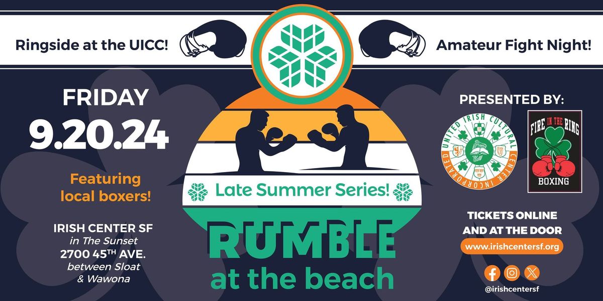 Rumble at the Beach\u2014Late Summer Series