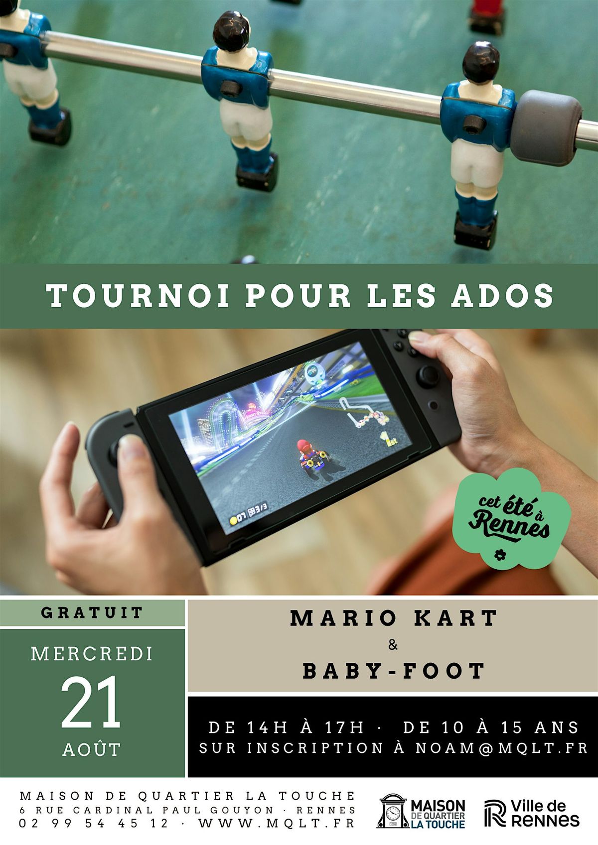 Tournoi Mariokart \/ Baby Foot
