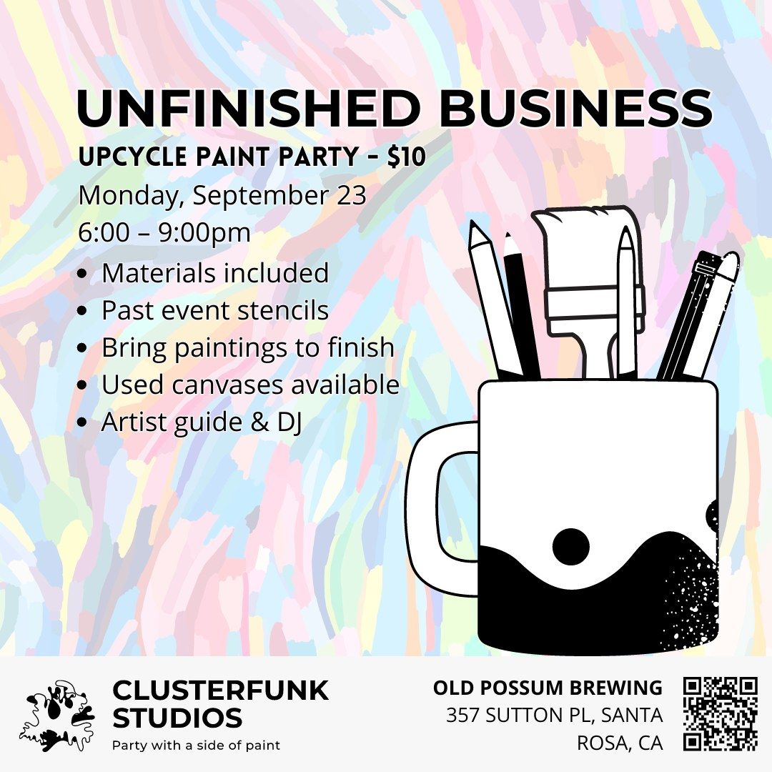 Unfinished Business Paint Party