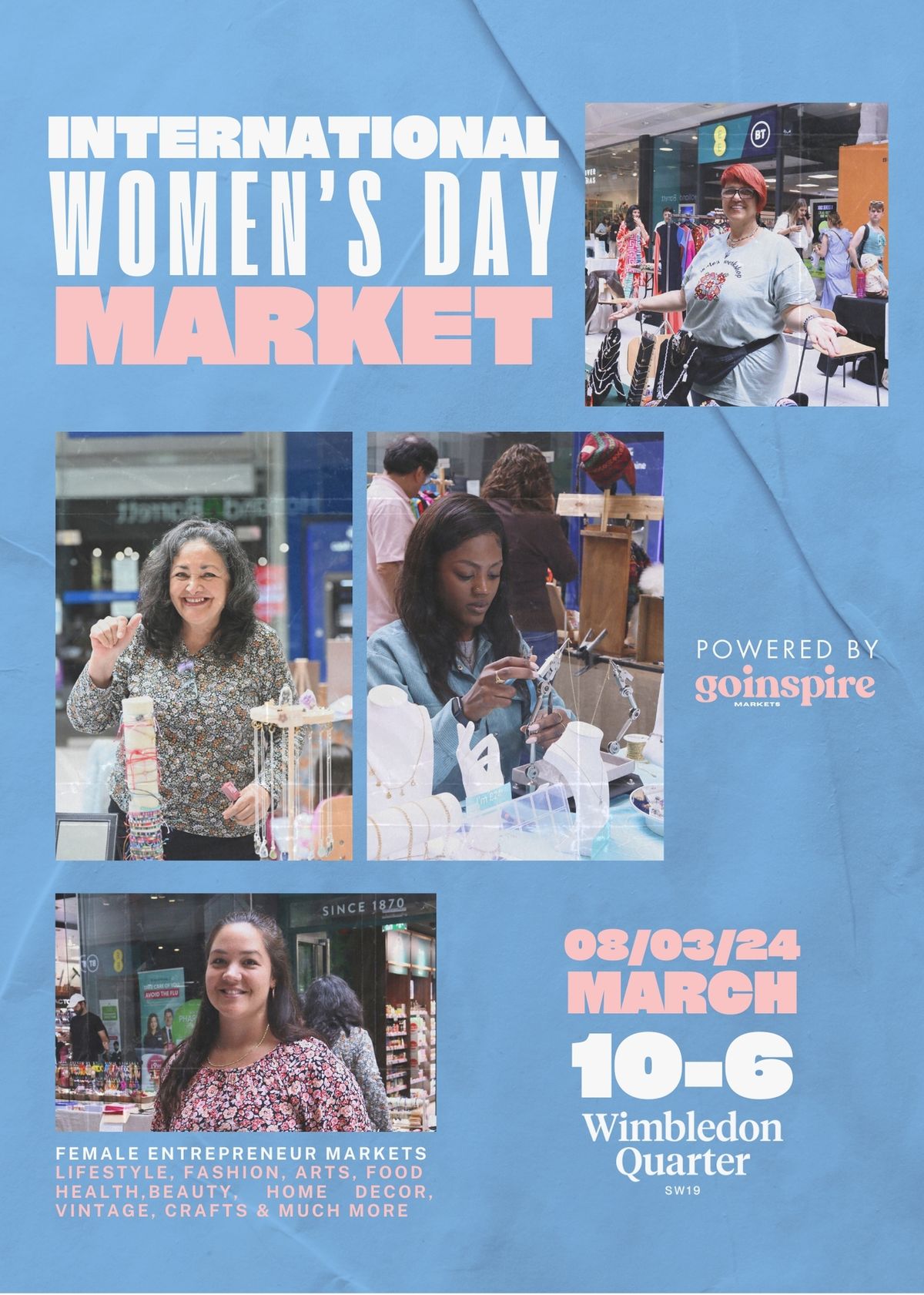 Go Inspire Markets | INTERNATIONAL WOMEN\u2019S DAY MARKET