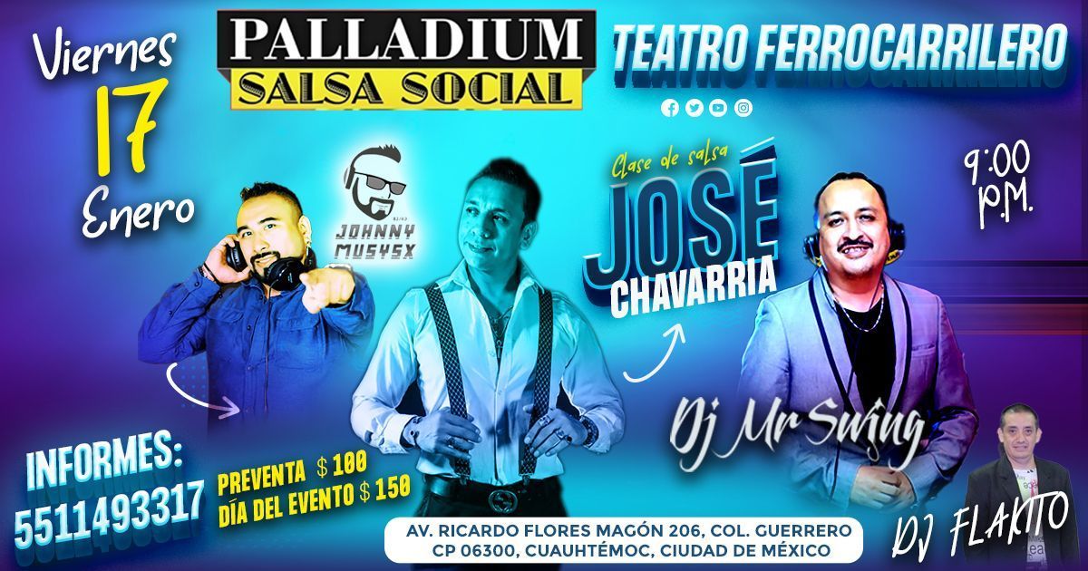 PALLADIUM SALSA SOCIAL- ENERO \u2b50