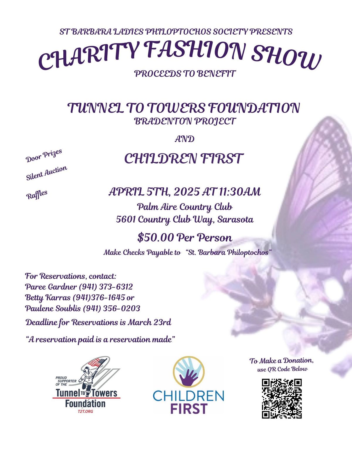 Charity Fashion Show presented by St. Barbara Ladies Philoptochos Society