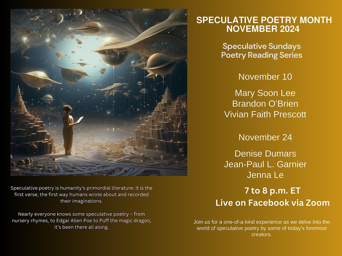 Speculative Sundays Readings for Speculative Poetry Month