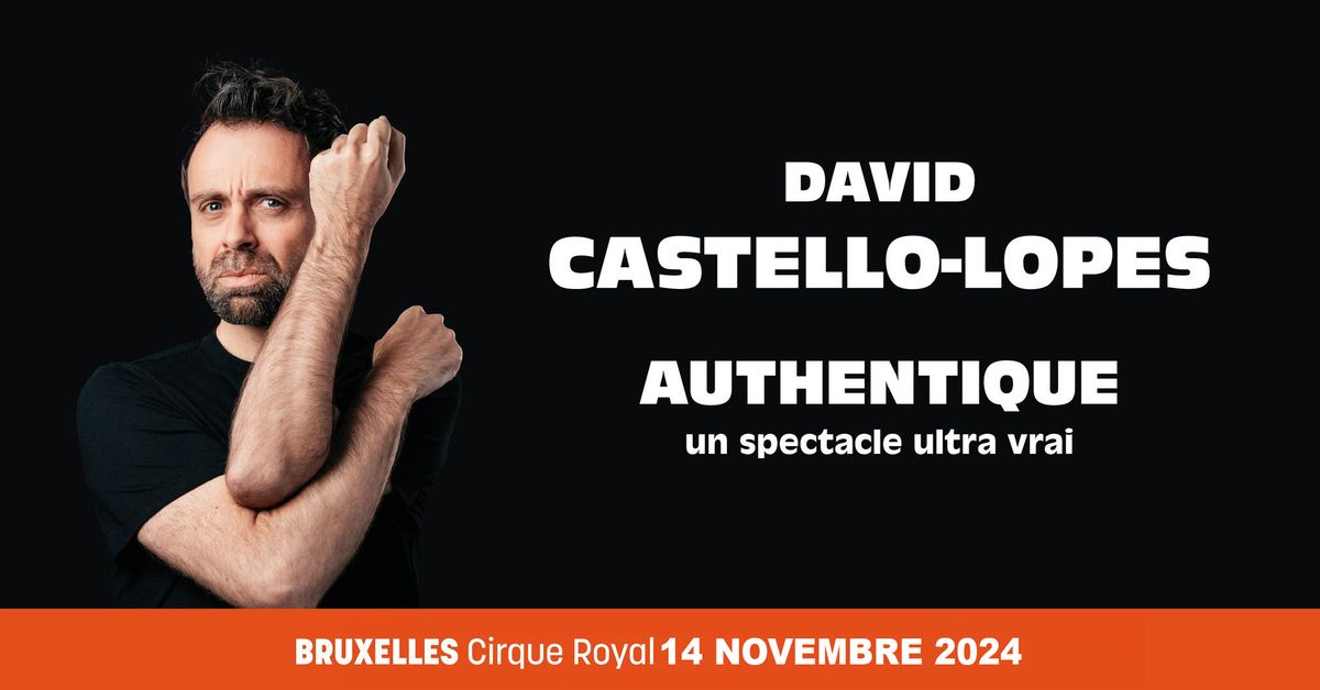 DAVID CASTELLO-LOPES "Authentique" - Bruxelles - Cirque Royal - 14 Novembre 2024