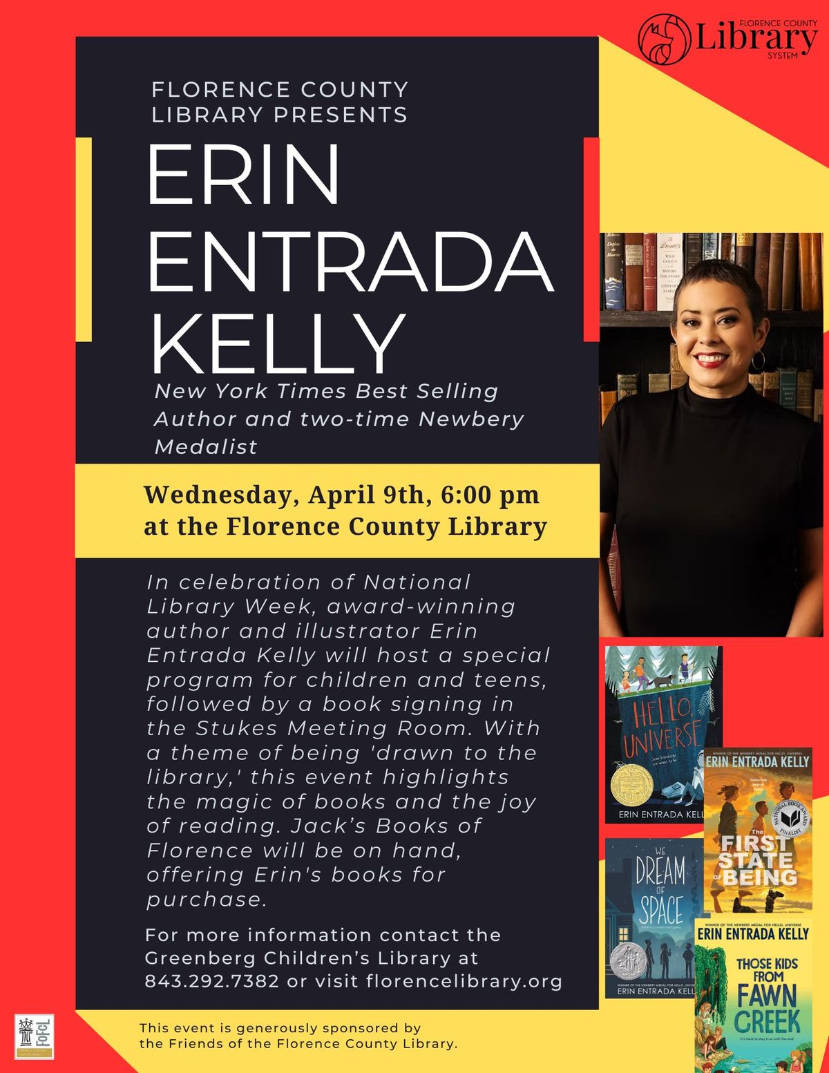 Drawn to the Library: A Special Evening with Erin Entrada Kelly