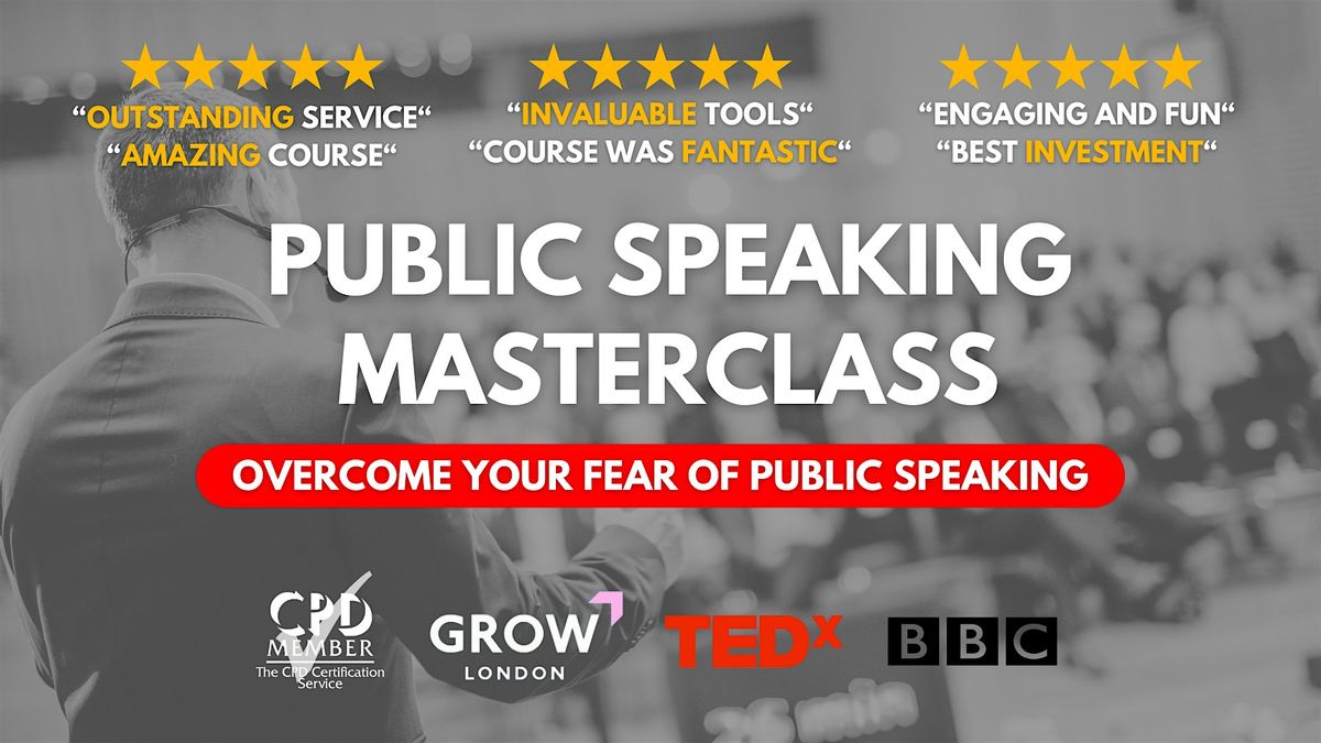 Public Speaking\/ Confidence Masterclass