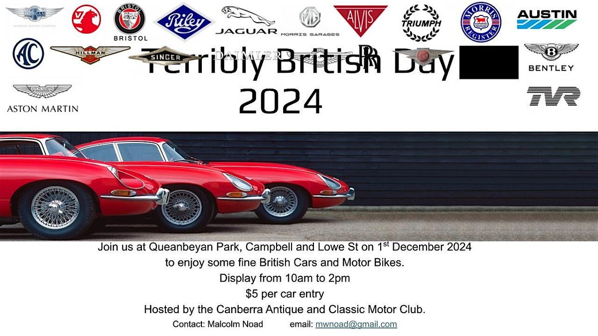 Terribly British Car and Bike show 2024