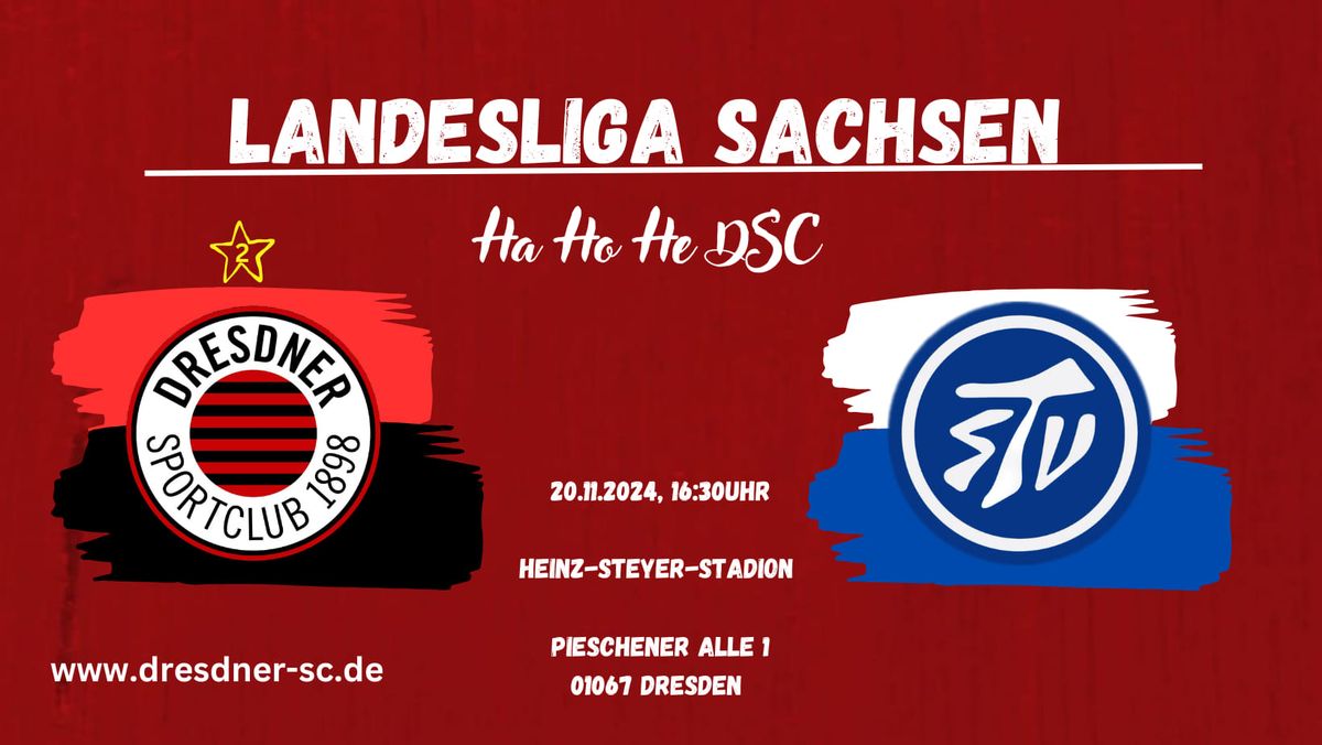 Landesliga Sachsen: Dresdner SC 1898 - SV Tapfer Leipzig 