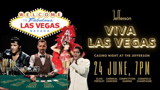 Viva Las Vegas! Casino Night at The Jefferson