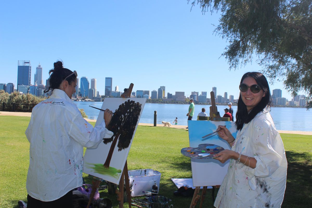 Perth Spring Events Spring Art Jam, South Perth Foreshore, 24 October 2021