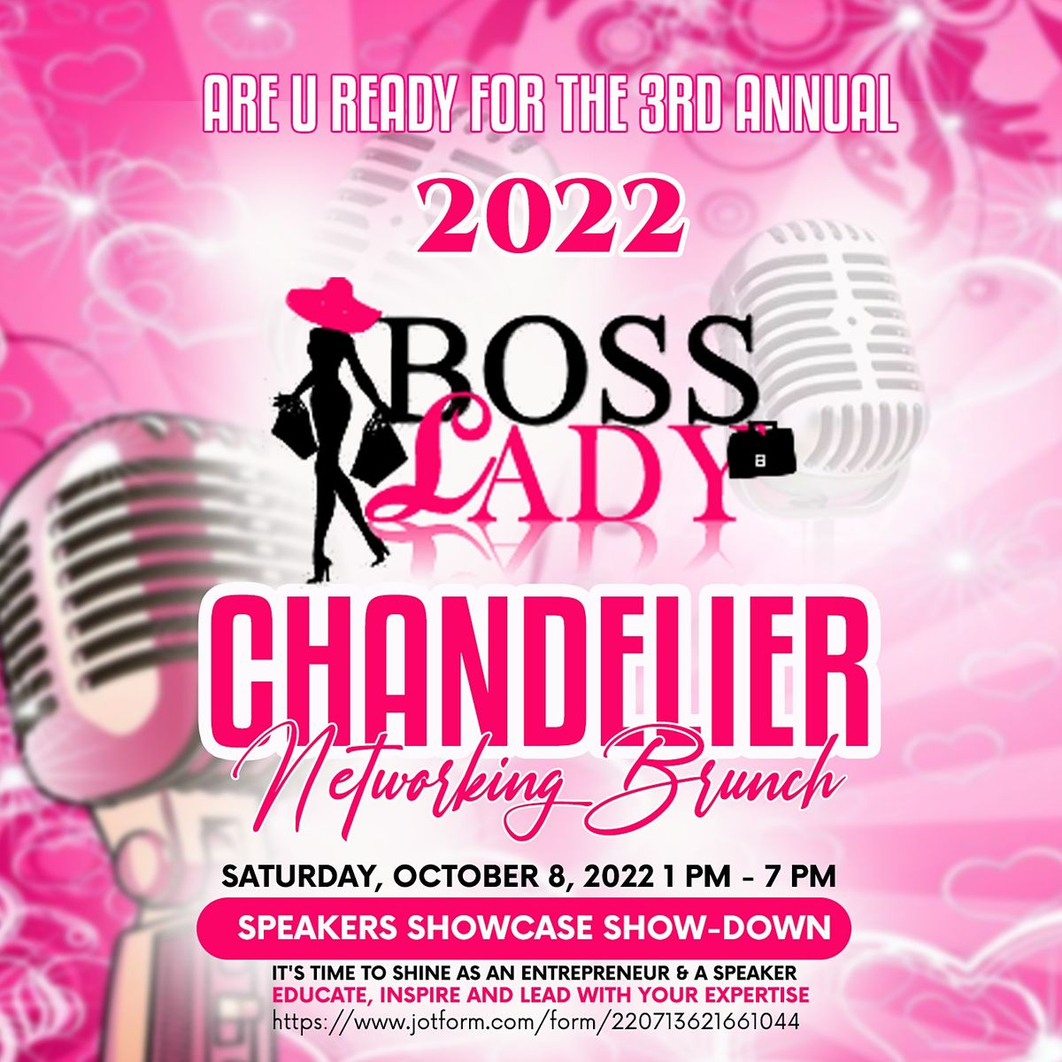 A 2022 Boss Lady CHANDELIER Networking Brunch