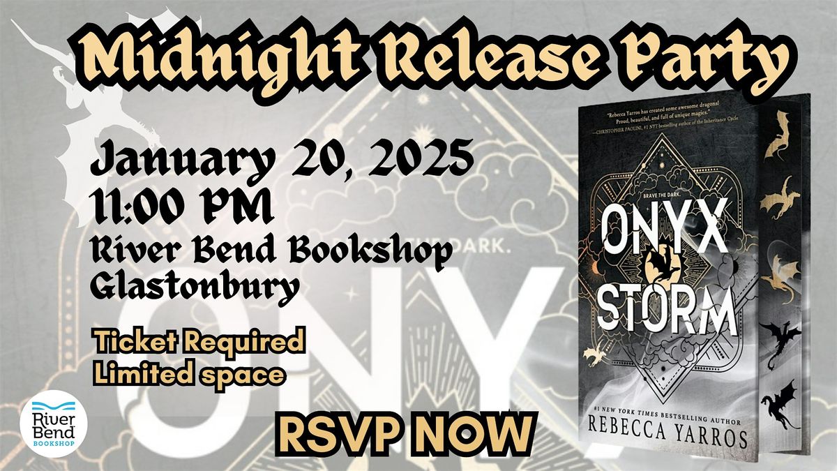 Onyx Storm Midnight Release Party