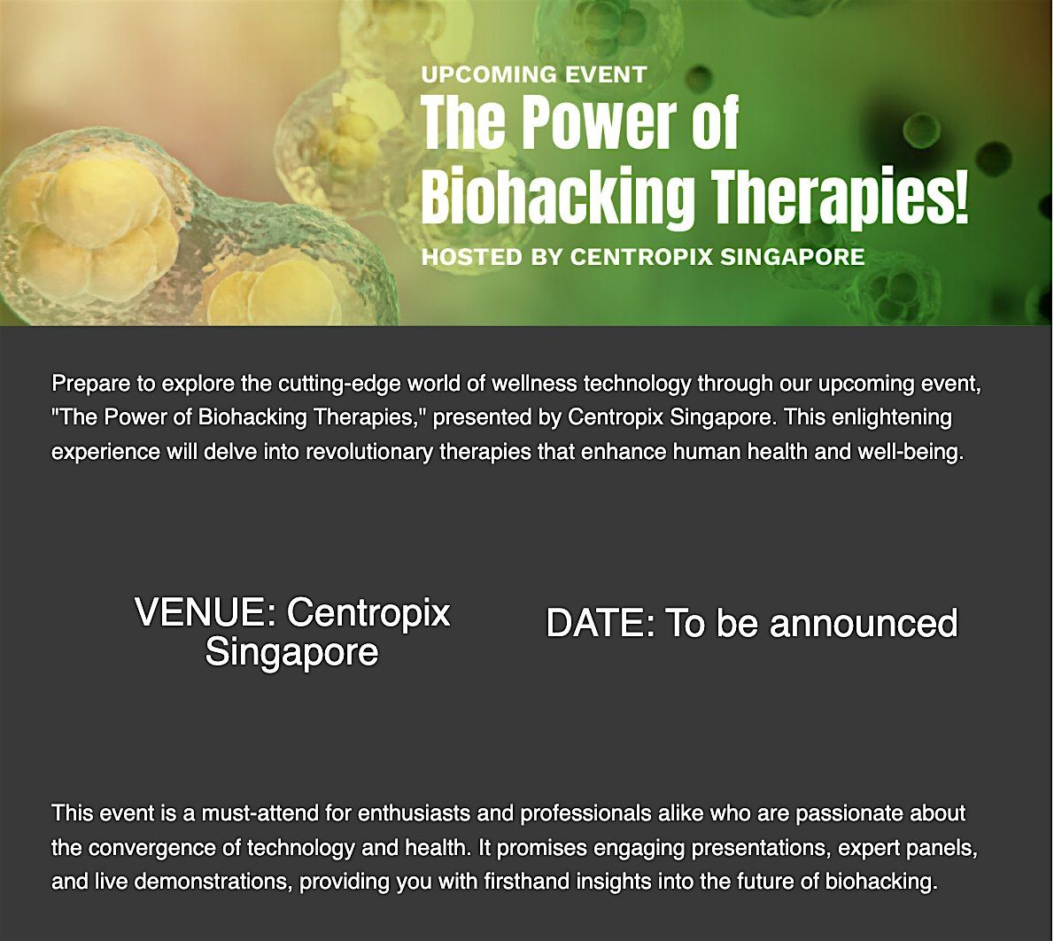 The Power of Biohacking Therapies