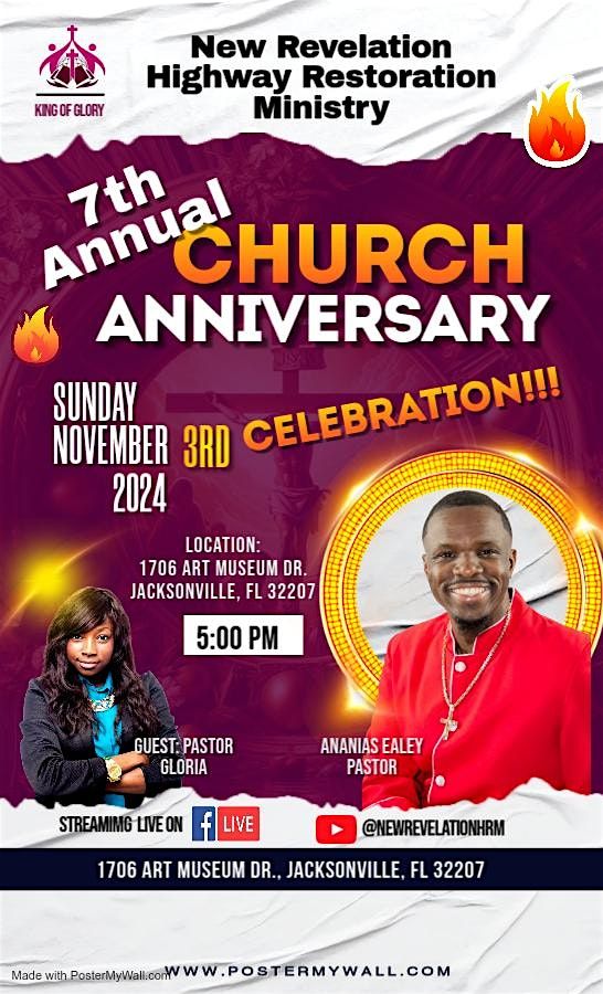 New Revelation HRM 7th Church Anniversary Celebration