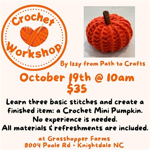 Crochet for Beginners - Workshop