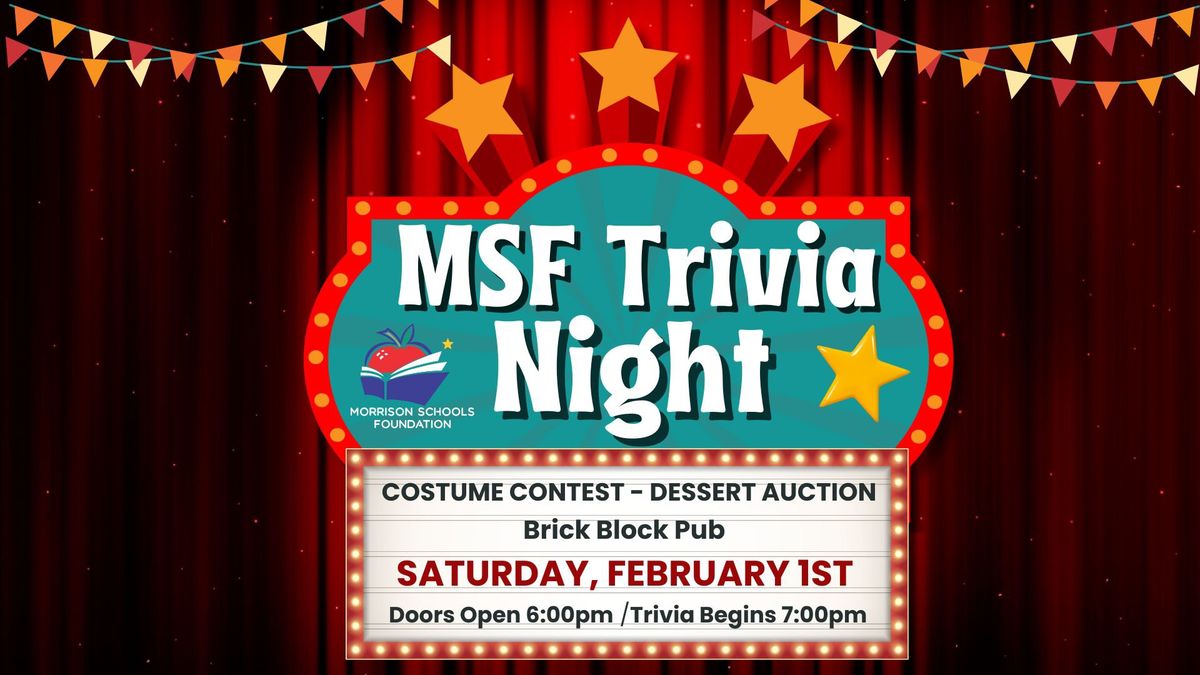 MSF Annual Trivia Night 