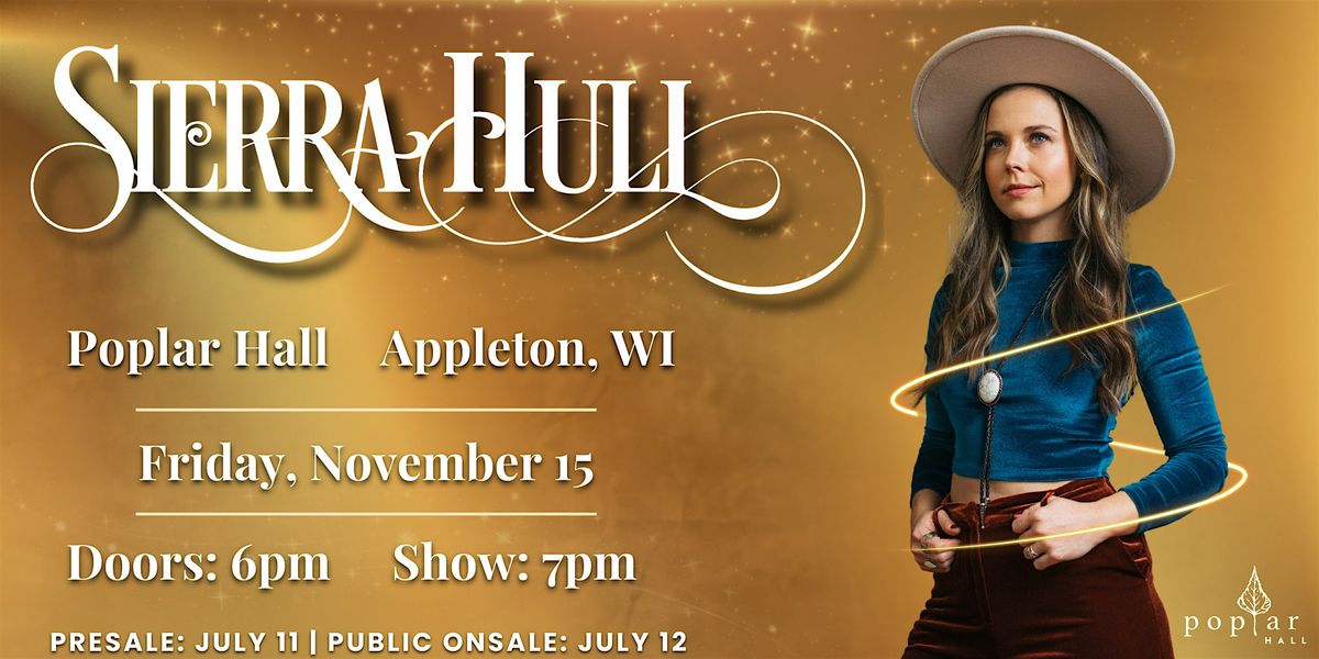 An Evening with Sierra Hull at Poplar Hall