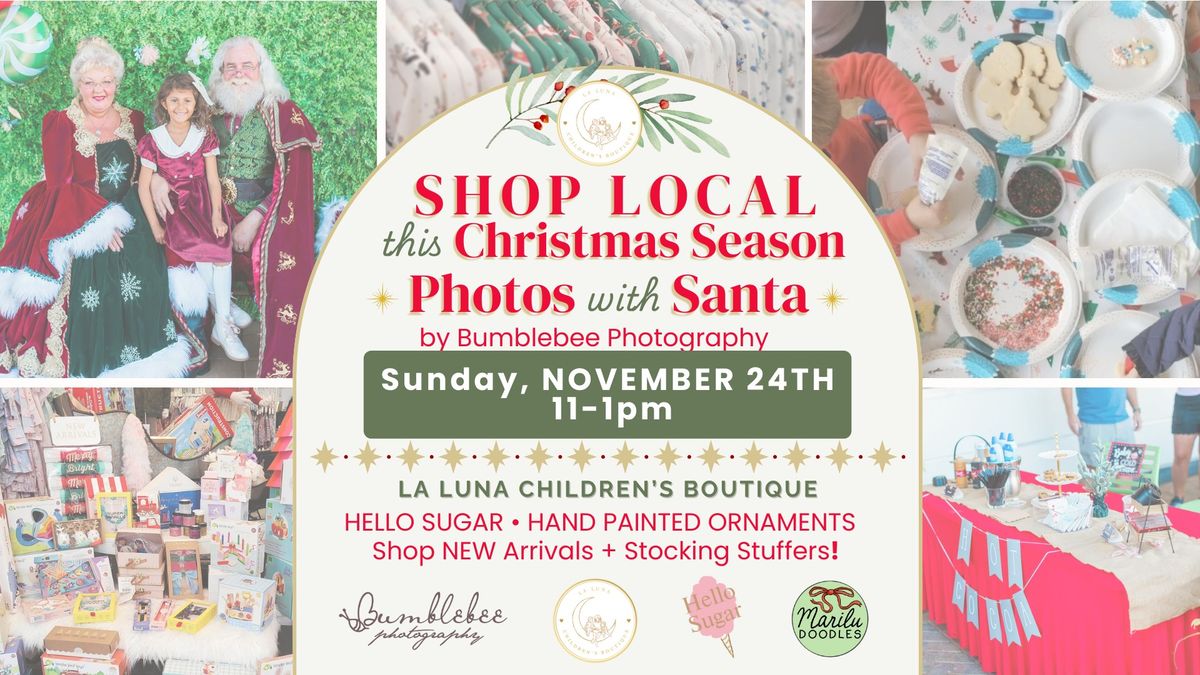 Christmas Open House + Photos w\/ Santa