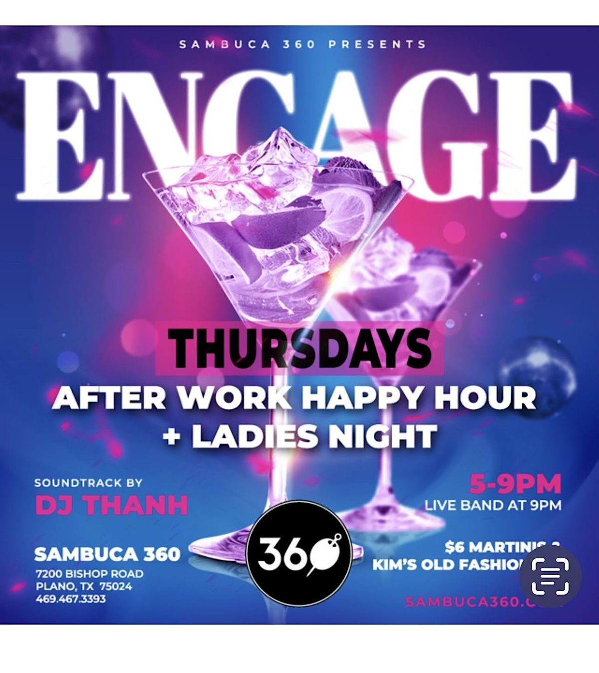 ENGAGE AFTER WORK HAPPY HOUR LADIES NIGHT EDITION