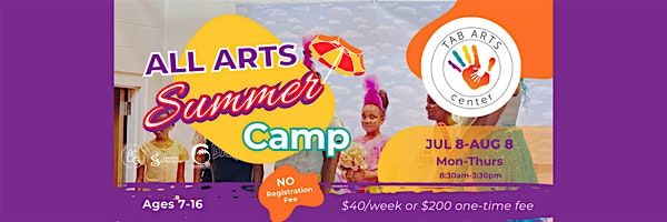 All Arts  Summer Camp by TAB Arts Center