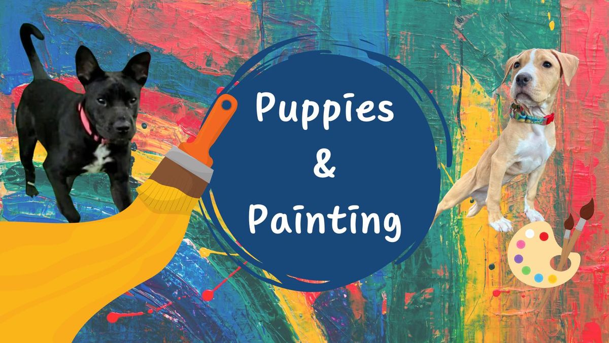 Fun Friday - Puppies and Painting
