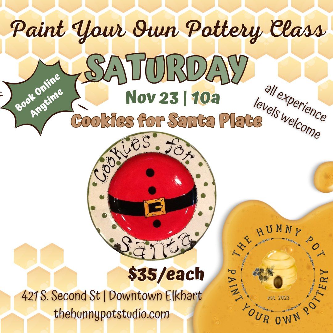 CLASS | Paint Your Own Pottery Class Cookie Plate